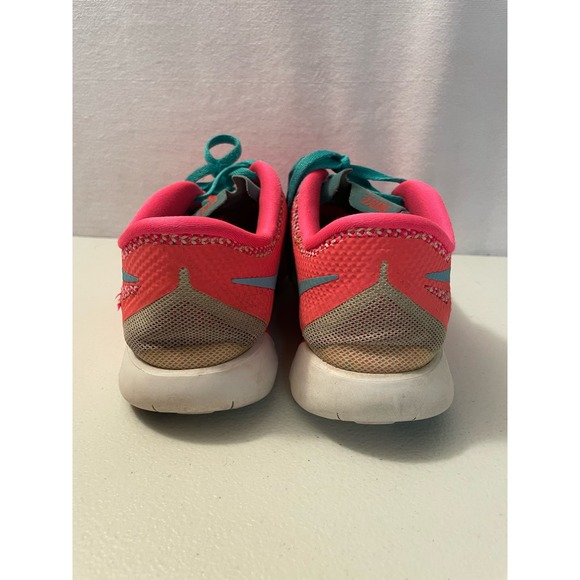 Nike women’s shoes pink teal‎ swoosh 2014 size 7.5 - Picture 5 of 10